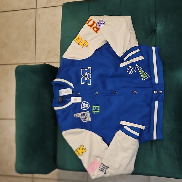 Disney Parks Pixar Monsters University Varsity Jacket By Her Universe College M - Picture 10 of 17
